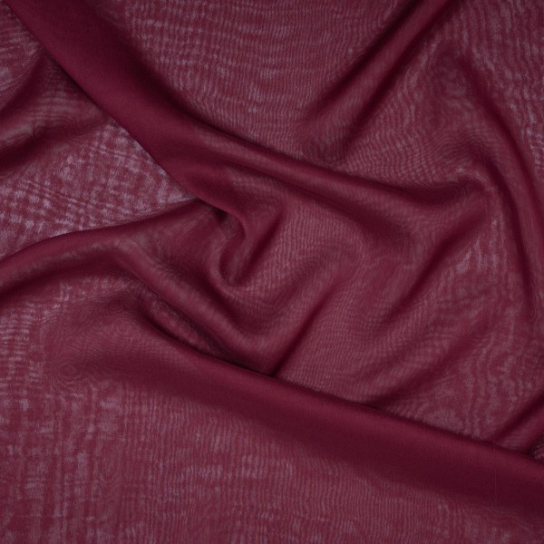 Italienischer Seiden Chiffon bordeaux