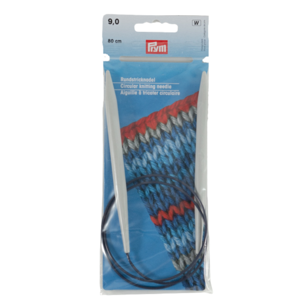 Prym Rundstricknadel Stärke 9mm, 80cm