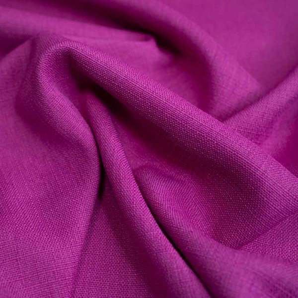 Leinen Look Webware Soft lila-beere