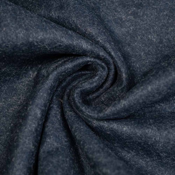 Filz 1,4mm 180cm Breite meliert navy