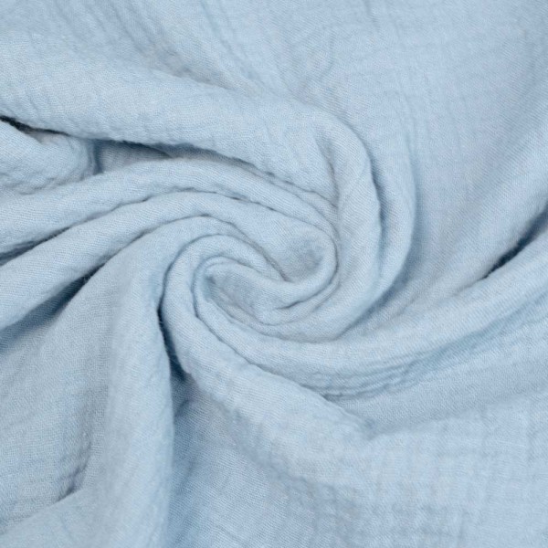 Musselin Double Gauze Maja hellblau