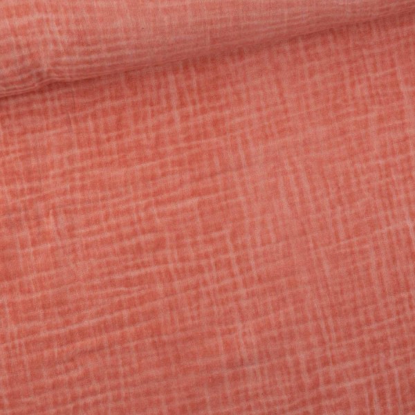 Musselin Double Gauze Vintage rot