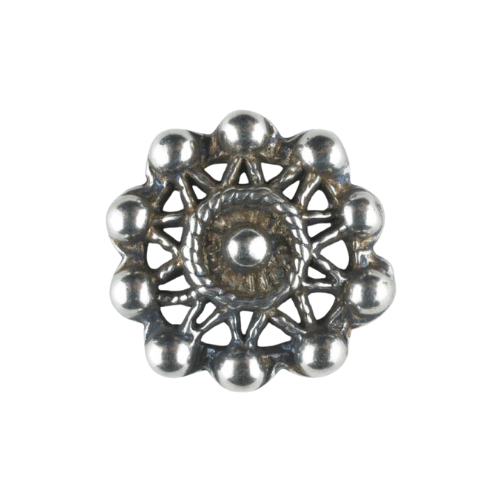 Trachtenknopf 15mm altsilber