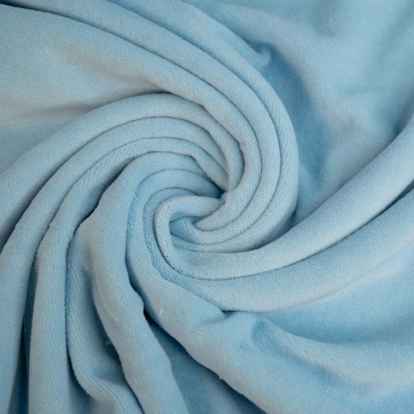 Nicki Velours jeansblau hell