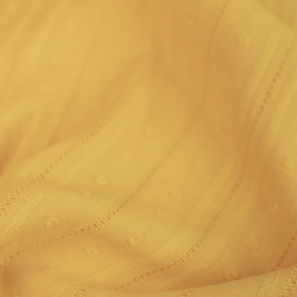 Voile Batist Baumwolle Dots senfgelb