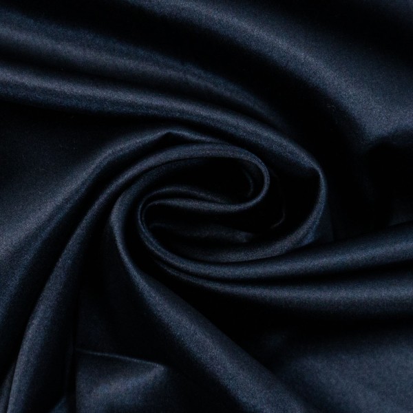 Italienische Seide Stretch Deluxe dark navy