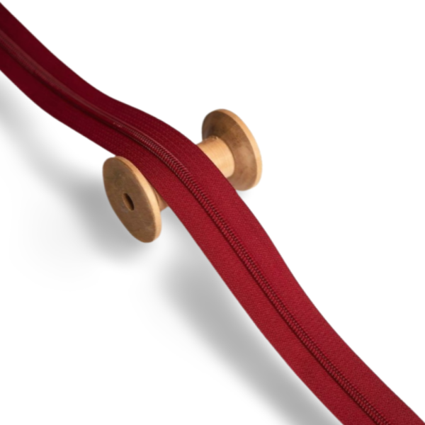 Reißverschluss 6,4mm weinrot