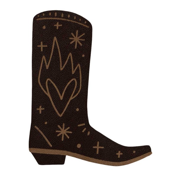 Applikation Cowboy Stiefel