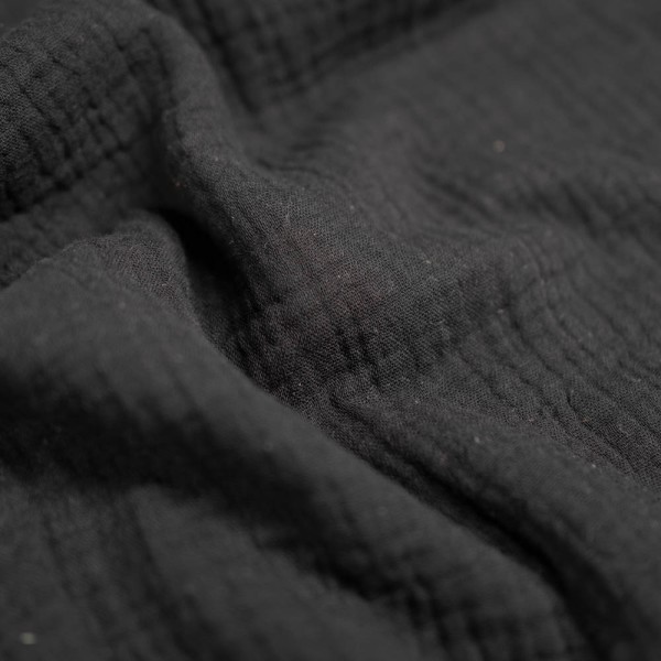 Bio Musselin SCHWER Triple Gauze schwarz