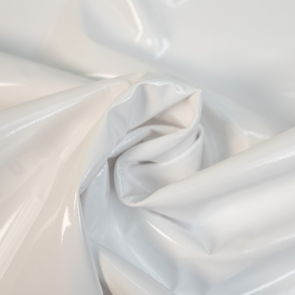 Lackleder Imitat weiß