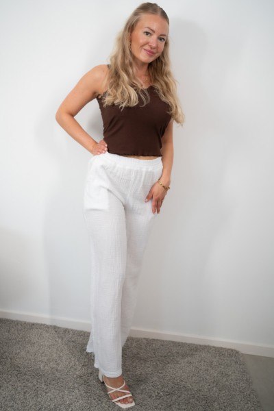 Musselinhose Thea weiß