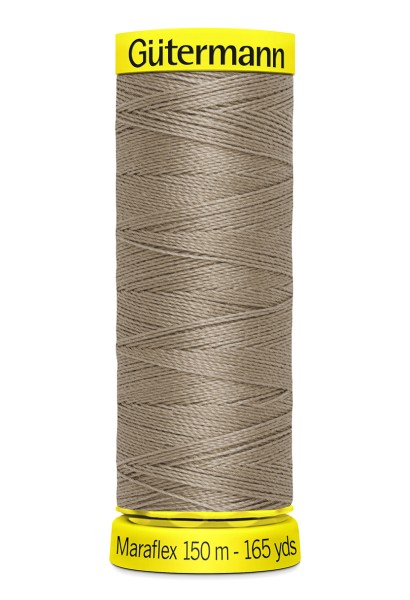 Elastisches Garn Gütermann Maraflex 150m hellbraun Nr. 199