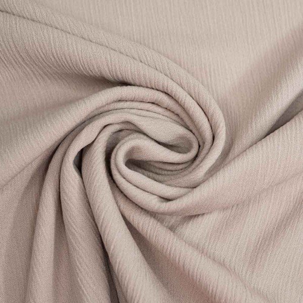 Viskosewebware Crinkle beige
