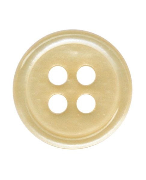 Hemd- und Blusenknopf rund 9mm beige