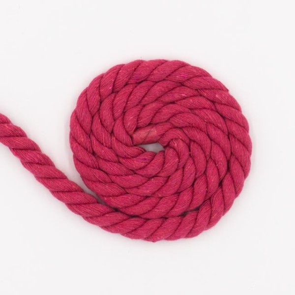 Soft Kordel 8mm gedreht pink