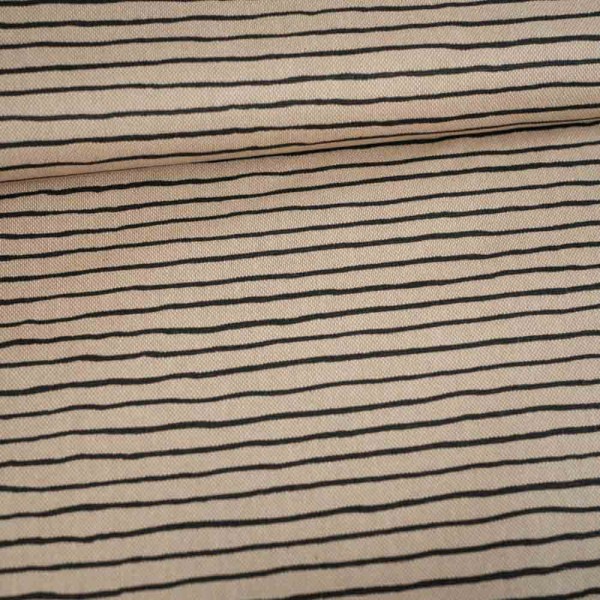 Canvas Streifen natur