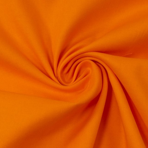 Baumwollwebware WOW Uni orange