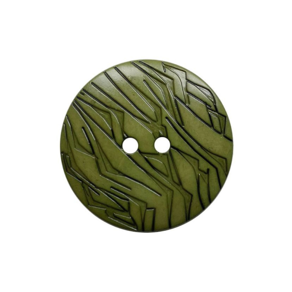 Modeknopf Gemustert 18 mm khaki