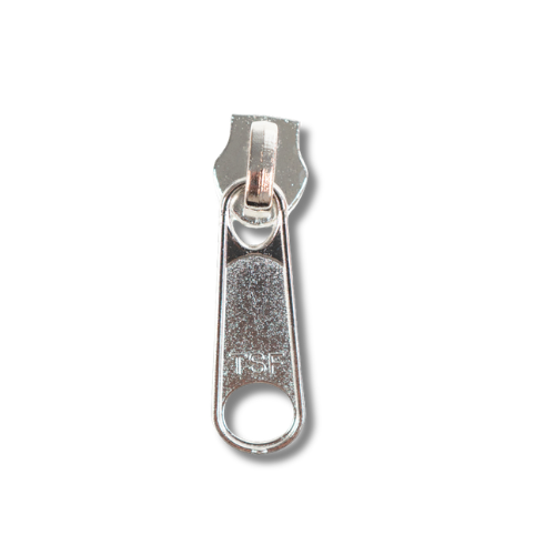 Zipper 6,4mm konisch silber