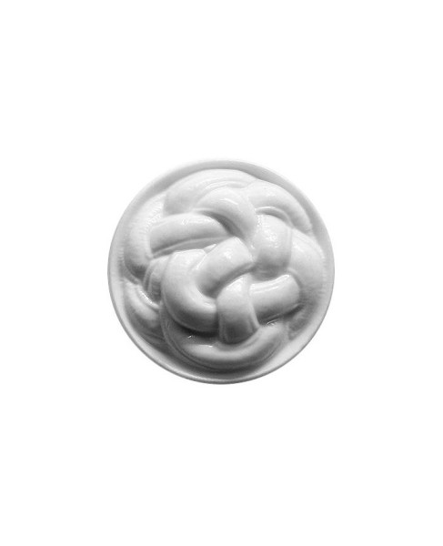 Dekoknopf Knopfoptik 20mm weiß