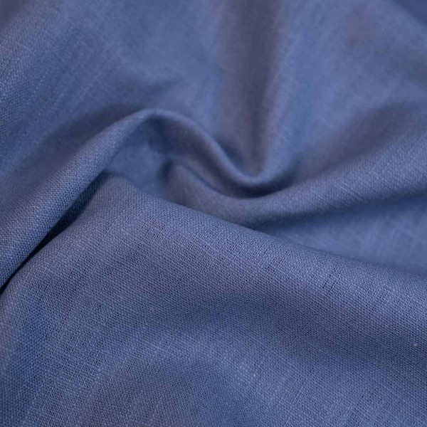 Premium Leinen jeansblau