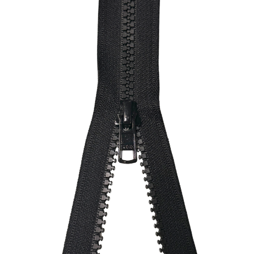 YKK teilbarer Reißverschluss Jacken Krampe schwarz