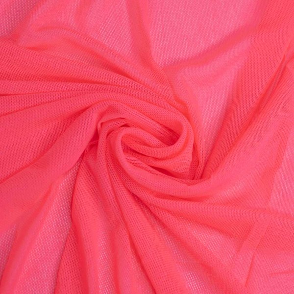 Soft Mesh elastisch neon pink