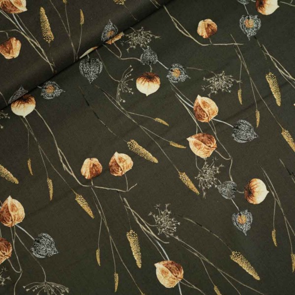 Gütermann Baumwollwebware Modern Comfort Gräser khaki