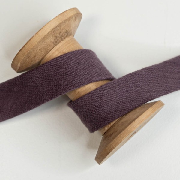 Musselin Schrägband Amelie 20mm mauve