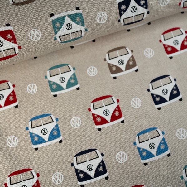 Canvas Volkswagen VW Bulli Camper natur