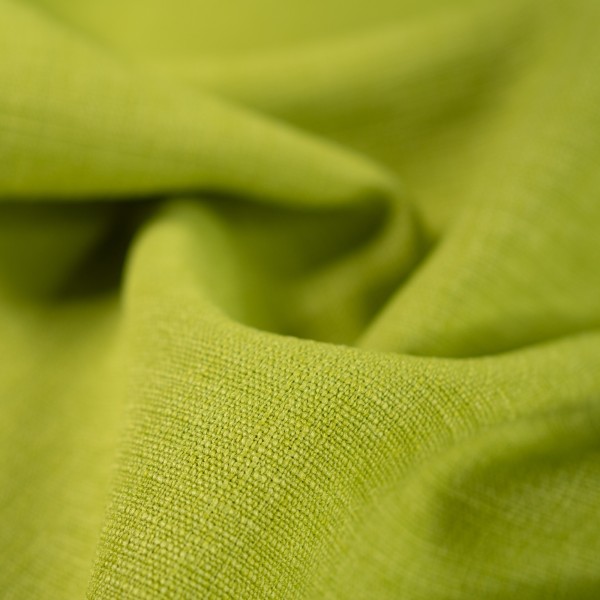 Viskose Leinen Look lime