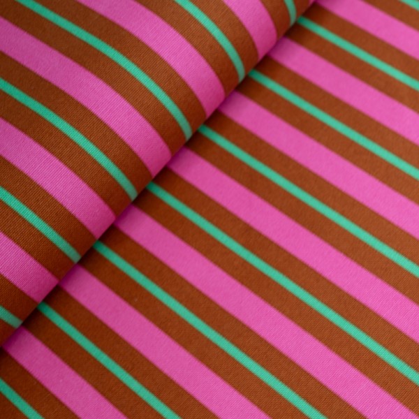 Canvas Streifen pink