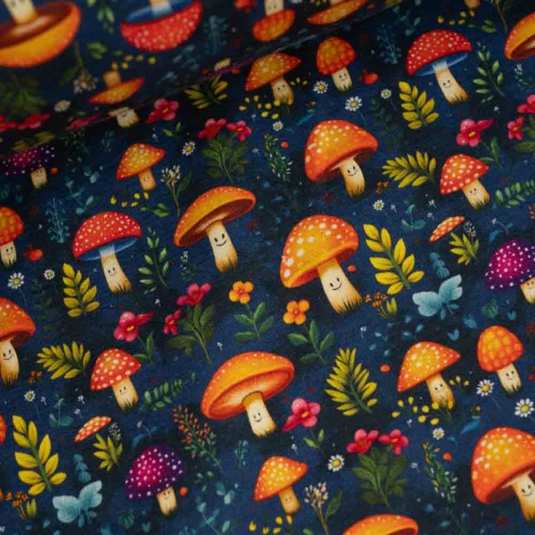 Alpensweat Fliegenpilz navy