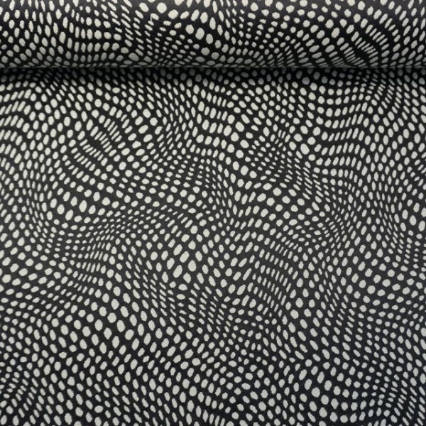 Jacquard Dekostoff Nimes schwarz