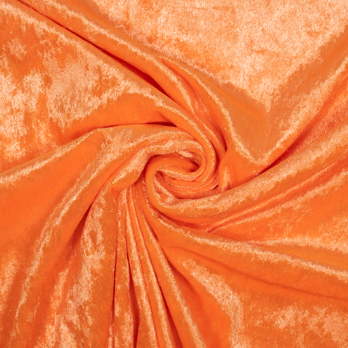 Pannesamt elastisch orange hell