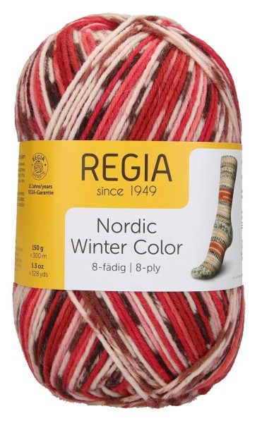Regia 150gr 8-fädig Nordic Winter Color 3042