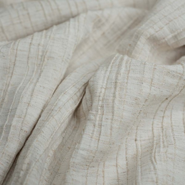 Viskose Leinen Crinkle natur