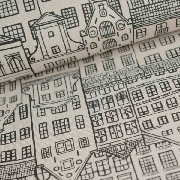 Canvas Häuser natur