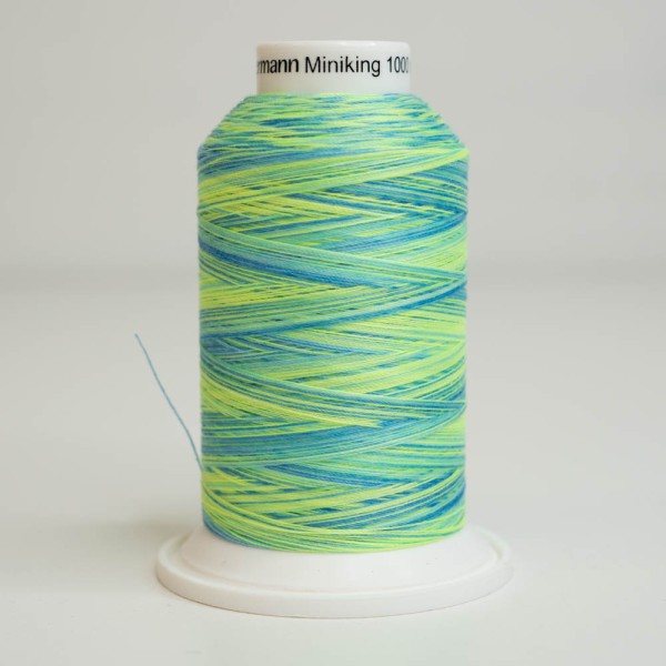 Miniking Garn Multicolour grün 1000m Gütermann
