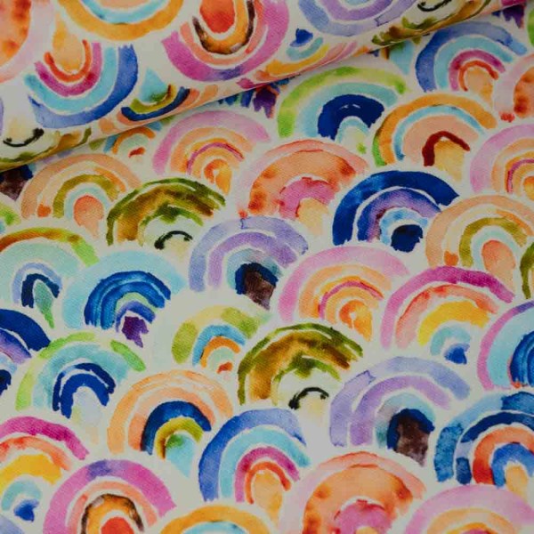 Canvas Regenbogen ecru
