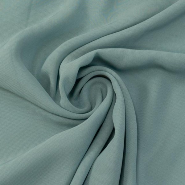 Chiffon Uni dusty-mint