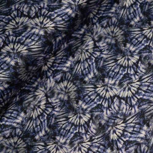 Viskose Satin Batik lila