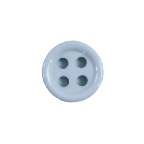 Hemd- und Blusenknopf 11 mm hellblau