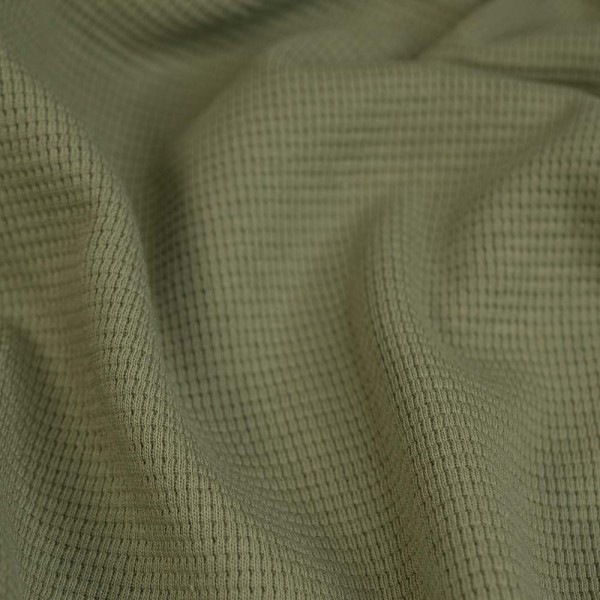 Waffeljersey Baumwolle khaki