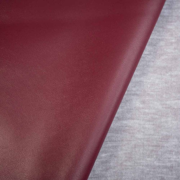 Nappa Kunstleder bordeaux