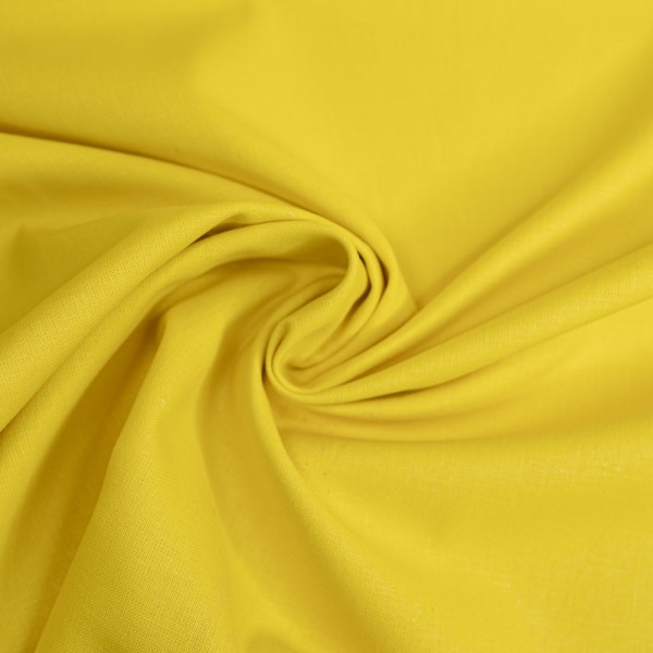 Baumwolle Webware Fahnentuch gelb