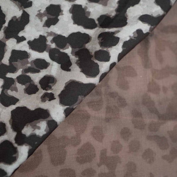 Viskosewebware Leo 2-Tone grau