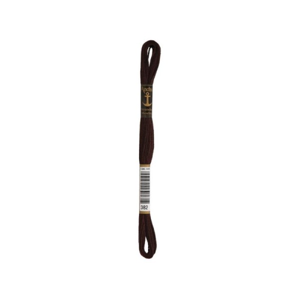 Anchor Sticktwist Garn 6-fädig dunkelbraun