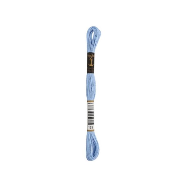 Anchor Sticktwist Garn 6-fädig mittelblau