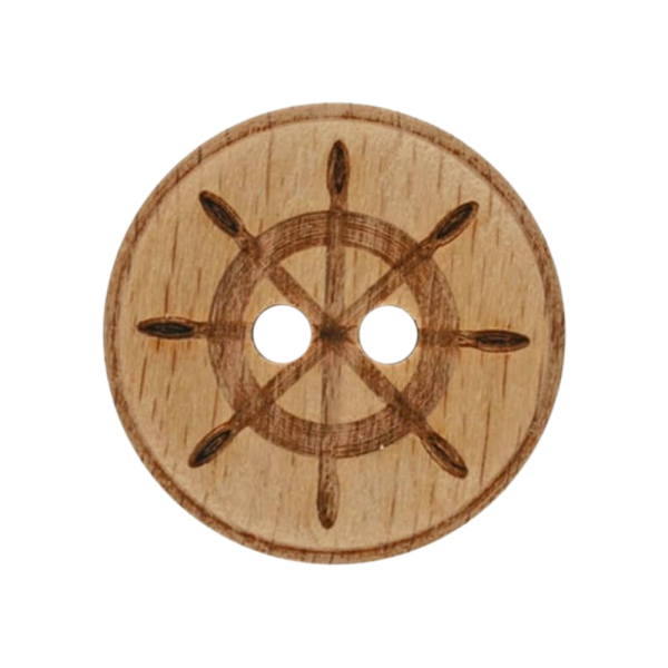 Holzknopf Steuerrad 23 mm